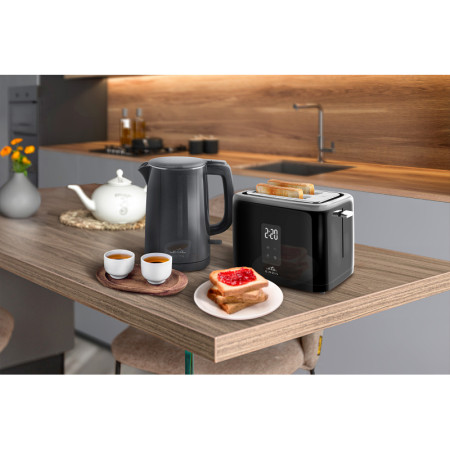 Kanvica rýchlovarná ETA EDITA 8595 90020 NEREZ sivý 1,5L 2200W