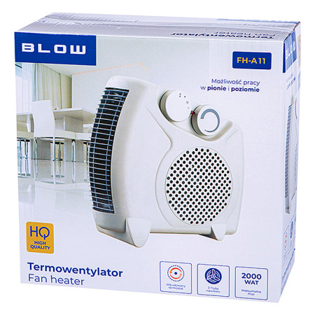 Ohrievač s ventilátorom BLOW FH-A11 (FK1S) 2000W