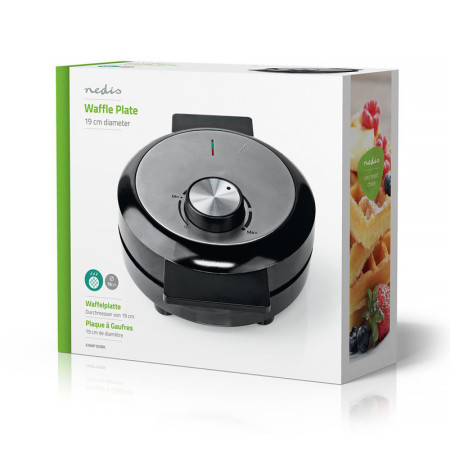 Vaflovač NEDIS KAWP100BK 1000W tvar srdce
