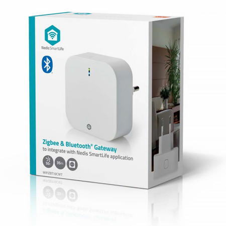 Brána NEDIS WIFIZBT10CWT SmartLife Zigbee + Bluetooth Gateway