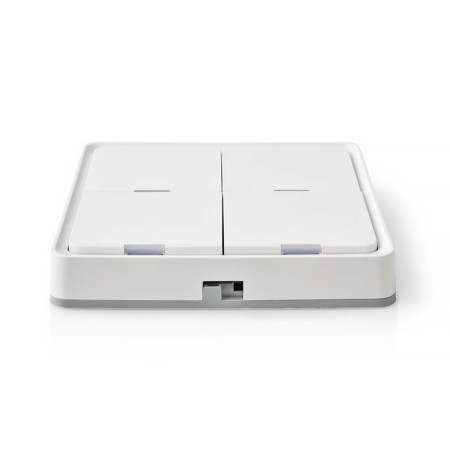 Vypínač bezdrôtový NEDIS ZBWS40WT biely SmartLife Zigbee Smart Wall Switch