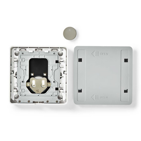 Vypínač bezdrôtový NEDIS ZBWS40WT biely SmartLife Zigbee Smart Wall Switch