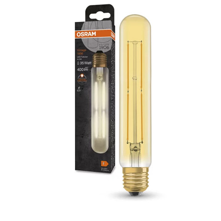 Žiarovka OSRAM LED Vintage 1906 E27 4W/820 FILAMENT GOLD TUBULAR