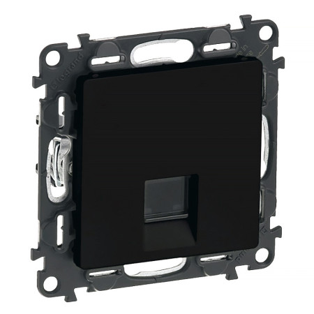 Dátová zásuvka 1xRJ45 Cat.5e FTP LEGRAND VALENA LIFE 756353 čierna