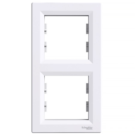 Dvojrámček SCHNEIDER ASFORA EPH5810221 biely vertikálny