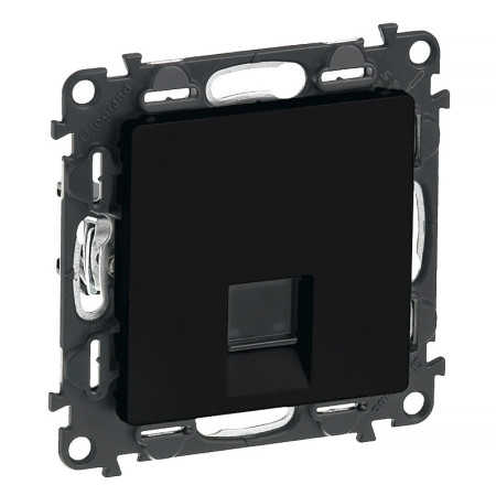 Dátová zásuvka 1xRJ45 Cat.6A STP LEGRAND VALENA LIFE 756348 čierna