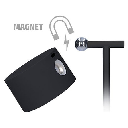 Lampa stolová LED 4W 3-6500K CCT čierna nabíjateľná 3v1 SOLIGHT WO68-B