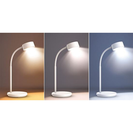 Lampa stolová LED 4,5W 3-6000K CCT biela SOLIGHT WO3000-W