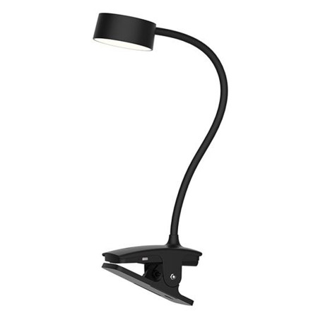 Lampa stolová LED 2W 3-6500K CCT nabíjateľná na štipec čierna SOLIGHT WO3001-B