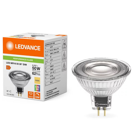 Žiarovka LEDVANCE LED MR16D5036 MR16 6,8W/930 GU5,3 DIM PMC