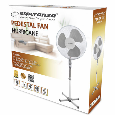 Ventilátor stojanový 40cm ESPERANZA EHF001WE
