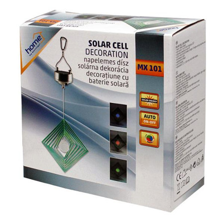 Lampa solárna závesná guľa HOME MX101