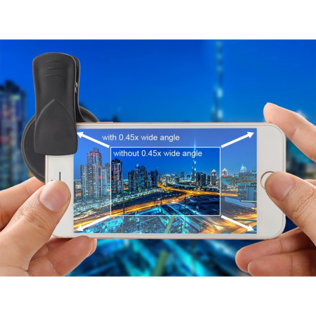 Objektív pre mobilté telefóny 0,45x PHONE LENS širokouhlý + makro objektív