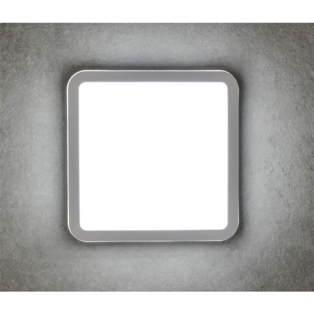 Svietidlo KANLUX 33347 prisadené BENO 24W NW-L-SE GR IP54 so senzorom