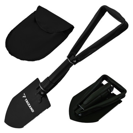Lopata skladacia čierna