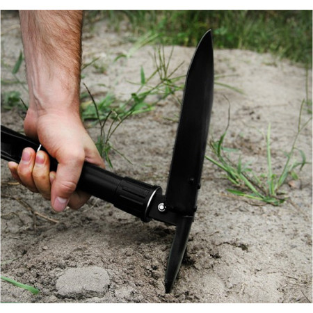 Lopata skladacia čierna