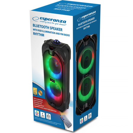 Reproduktor prenosný BLUETOOTH ESPERANZA EP157 RHYTHM