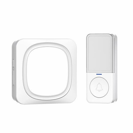 Zvonček bezdrôtový 230V 150m SOLIGHT 1L79 biely+nočné svetielko