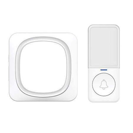 Zvonček bezdrôtový 230V 150m SOLIGHT 1L79 biely+nočné svetielko