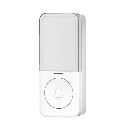 Zvonček bezdrôtový 230V 150m SOLIGHT 1L79 biely+nočné svetielko