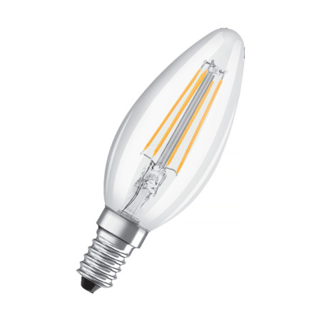 Žiarovka OSRAM LED CLB40 E14 4W/840 2balenie FILAMENT BASECLB40 sviečka