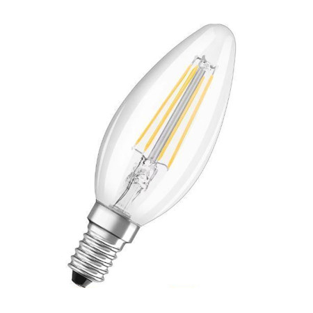 Žiarovka OSRAM LED CLB40 E14 4W/827 2balenie FILAMENT BASECLB40 sviečka