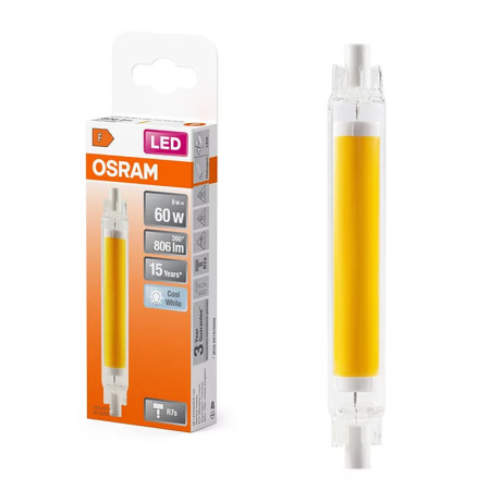 Žiarovka OSRAM LED HALOLINE 118mm 8W/840 GLASS (60W) R7s