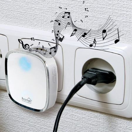 Zvonček bezdrôtový 230V 200m HOME DB2070AC