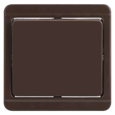 Vypínač jednopólový č.1 TESLA STANDARD 4FN57500.2116 hnedý