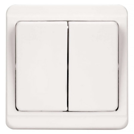 Vypínač č.5B (6+6) TESLA STANDARD 4FN57504.2101 biely