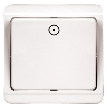 Vypínač tlačidlo č.1/0 TESLA STANDARD 4FN57512.2101 biely