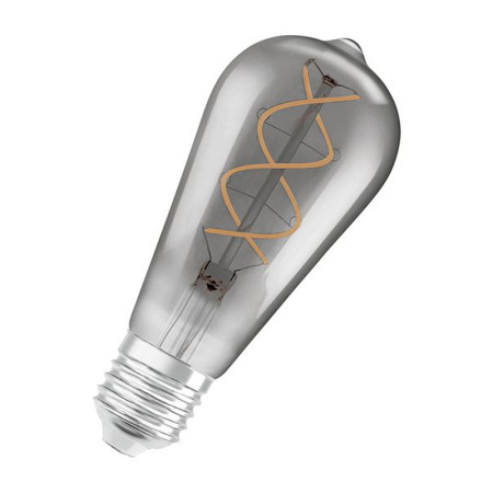 Žiarovka OSRAM LED Vintage 1906 E27 5W/818 FILAMENT SMOKE EDISON SPIRAL BLACK