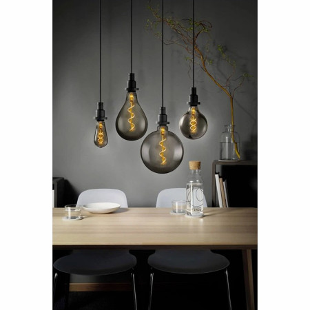 Žiarovka OSRAM LED Vintage 1906 E27 5W/818 FILAMENT SMOKE EDISON SPIRAL BLACK