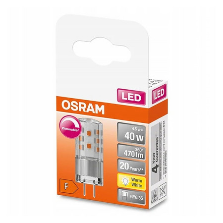 Žiarovka OSRAM LED PPIN40D GY6,35 4,5W/827 DIM
