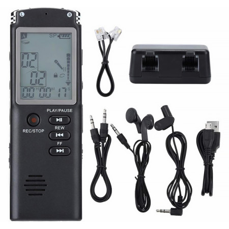 Diktafón DIGITAL VOICE RECORDER 8GB