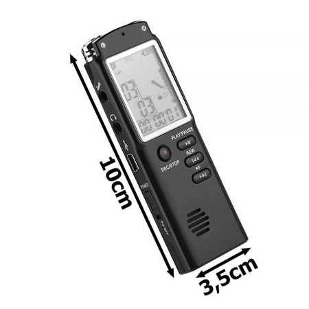 Diktafón DIGITAL VOICE RECORDER 8GB