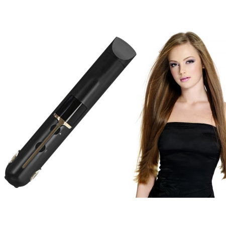 Žehlička na vlasy nabíjateľná RECHARGEABLE HAIR CURLER JC-3012 čierna