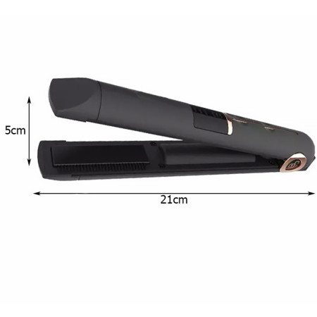 Žehlička na vlasy nabíjateľná RECHARGEABLE HAIR CURLER JC-3012 čierna