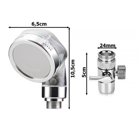 Sprchovacia hlavica na batériu SHAMPOO ARTIFACT SERIES