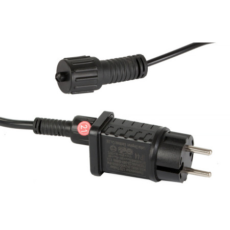 Reťaz visiaca LED WW 15ks 15m 24V IP44 ML15300 nadpájateľné (E27)