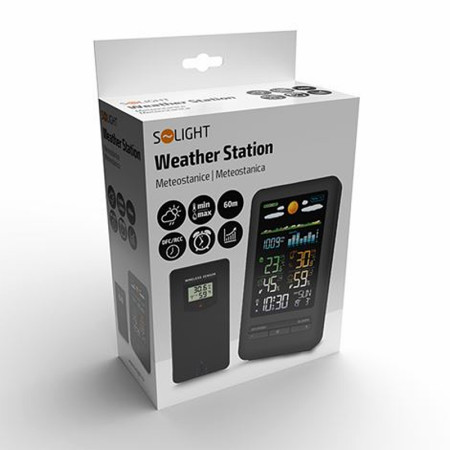 Meteostanica bezdrôtová farebná Solight TE87
