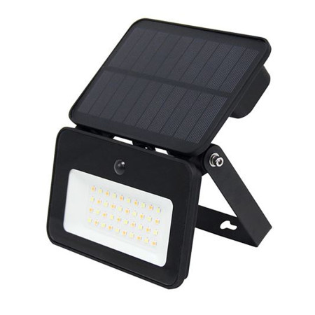 Reflektor LED so solárnym panelom+PIR SOLIGHT WL913
