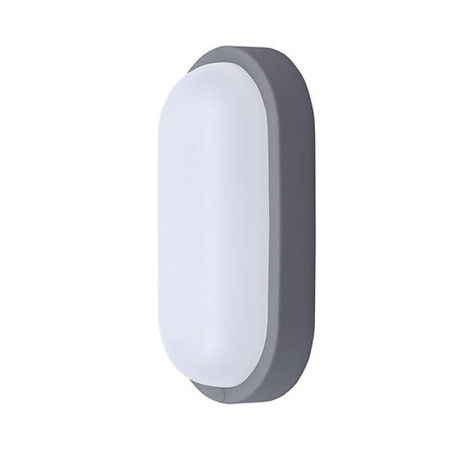 Svietidlo LED IP54 13W 4000K oválne SOLIGHT WO744-G sivé
