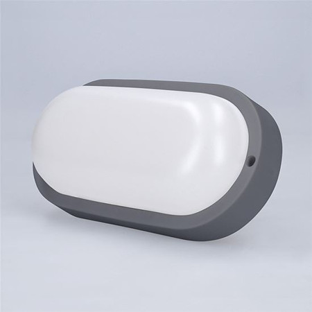 Svietidlo LED IP54 13W 4000K oválne SOLIGHT WO744-G sivé