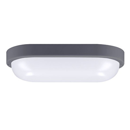 Svietidlo LED IP54 20W 4000K oválne SOLIGHT WO749-G sivé