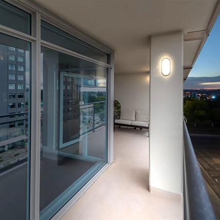 Svietidlo LED IP54 20W 4000K oválne SOLIGHT WO749-G sivé