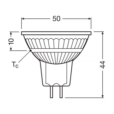 Žiarovka LEDVANCE LED MR16D5036 MR16 6,8W/940 GU5,3 DIM PMC