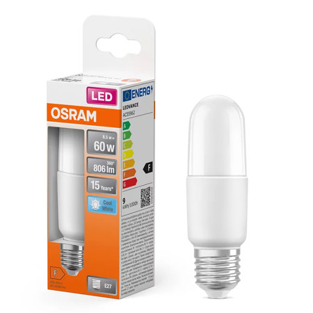 Žiarovka OSRAM LEDSSTICK60 E27 8,5W/840 FR