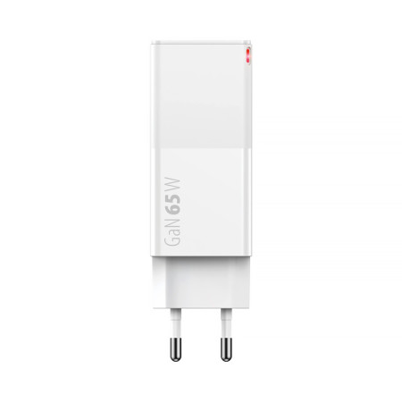 Adaptér 2xUSB 230V/5V-20V USBC+USBA FOREVER FWC-GAN-PDQC65 65W GaN PD+QC