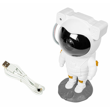 Svietidlo hviezdne nebo a projektor hviezdy a galaxie ASTRONAUT BLOW 49-720